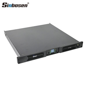 4500W 2 Channels Digital Power Amplifier with Temperature display and Rear-mounted Bracket