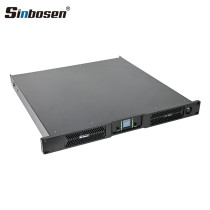 4500W 2 Channels Digital Power Amplifier with Temperature display and Rear-mounted Bracket