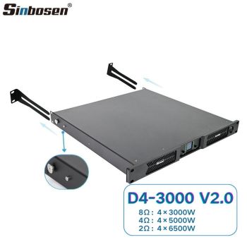 Sinbosen D4-3000 2.0 High cost performance 4 channel digital power amplifier 3000w