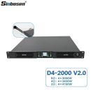 D4-2000 V2.0 4 channel 2000w audio digital power amplifier for professional performance