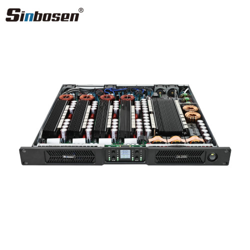 D4-2000 V2.0 4 channel 2000w audio digital power amplifier for professional performance