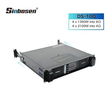 Sinbosen DS-10Q 4 channel professional power amplifier for dual 15 inch speaker