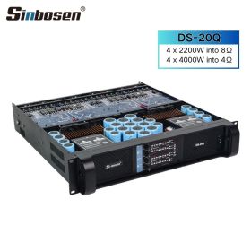 Sinbosen DS-20Q 4000 watt 4 channel professional bass power amplifier dual 18 inch subwoofer