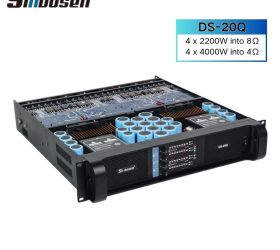 Sinbosen DS-20Q 4000 watt 4 channel professional bass power amplifier dual 18 inch subwoofer
