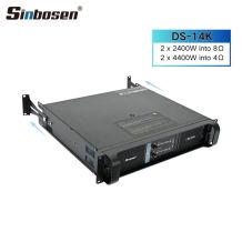 Sinbosen high power 4400w 2 channel DS-14K amplifier for dual 18-inch bass speaker