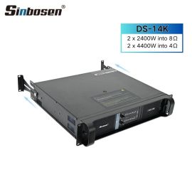 Sinbosen high power 4400w 2 channel DS-14K amplifier for dual 18-inch bass speaker