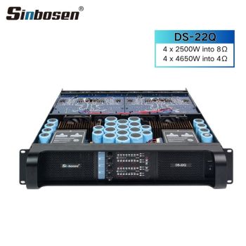Sinbosen Sound Equipment 4650w 4 Channels powerful Professional Power Amplifier for Subwoofer