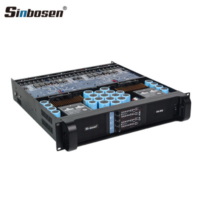 Sinbosen DS-20Q 4 channel 2200w powerful bass power amplifier