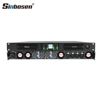 D4-3500 V2.0 3500W 4 Channel 1U Class D Power Amplifier PA Subwoofer With Brackets and Temperature Monitoring