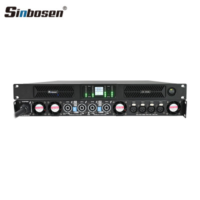 D4-3500 V2.0 3500W 4 Channel 1U Class D Power Amplifier PA Subwoofer With Brackets and Temperature Monitoring