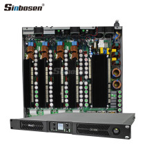 D4-3500 V2.0 3500W 4 Channel 1U Class D Power Amplifier PA Subwoofer With Brackets and Temperature Monitoring