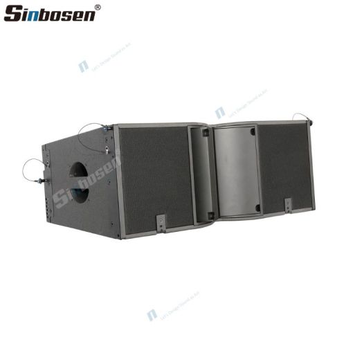 Active bi-amp 2-way dual 12 inch line array speaker KA212