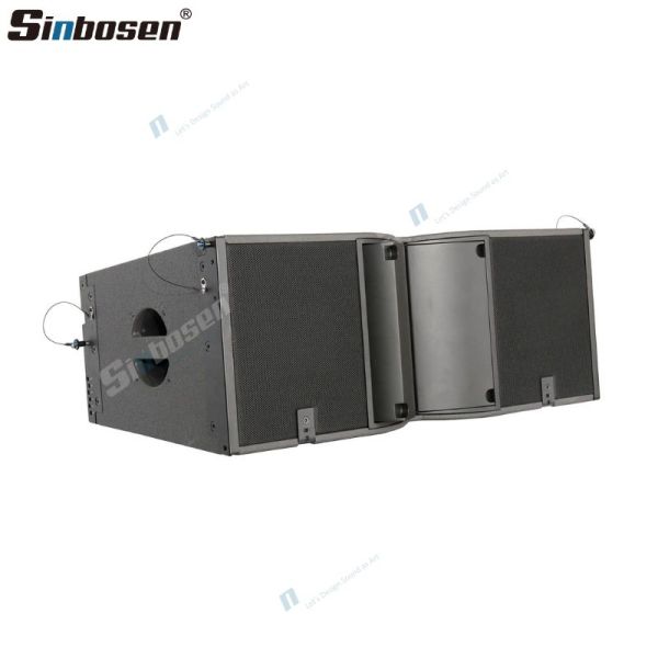 Active bi-amp 2-way dual 12 inch line array speaker KA212