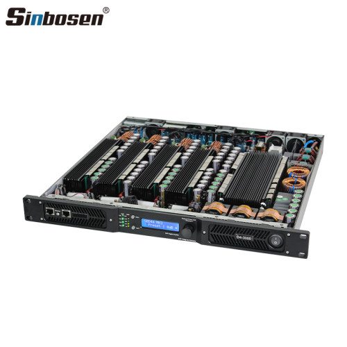 D4-3000 DSP amplificateur numérique professionnel haute puissance 4 canaux