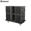 Double caisson de basses de 18 pouces, super basses pour événements intérieurs et extérieurs