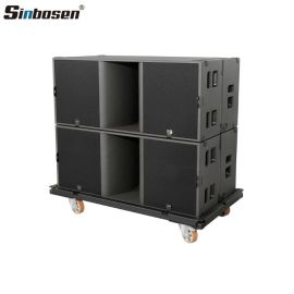 Double caisson de basses de 18 pouces, super basses pour événements intérieurs et extérieurs