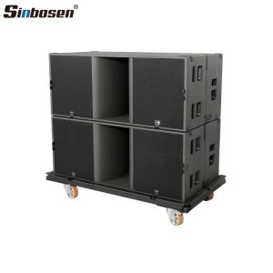Podwójny 18-calowy subwoofer Super Bass do imprez plenerowych w pomieszczeniach zamkniętych