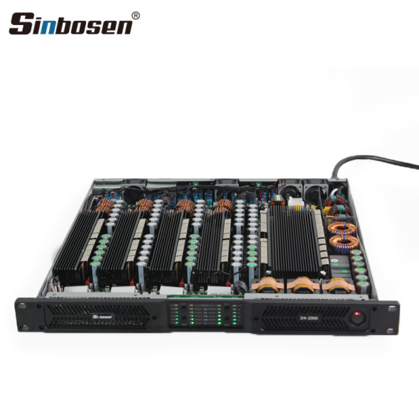 D4-2000 4-Kanal-1U-Leistungsverstärker für Line-Array-Lautsprecher