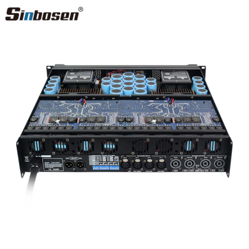 Sinbosen FP20000Q 4000 watts 4 canaux professionnel amplificateur de basse basse double 18 pouces subwoofer
