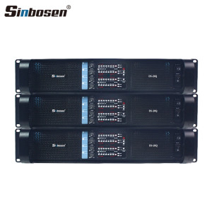 Sinbosen FP20000Q 4000 watts 4 canaux professionnel amplificateur de basse basse double 18 pouces subwoofer