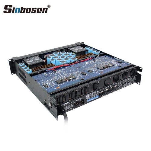Sinbosen FP22000Q 4650w 4 Canali Amplificatore di potenza professionale più potente per subwoofer da 21 pollici