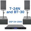 Sinbosen DSP D4-2000 power amplifier Driving TN24 and BT-30