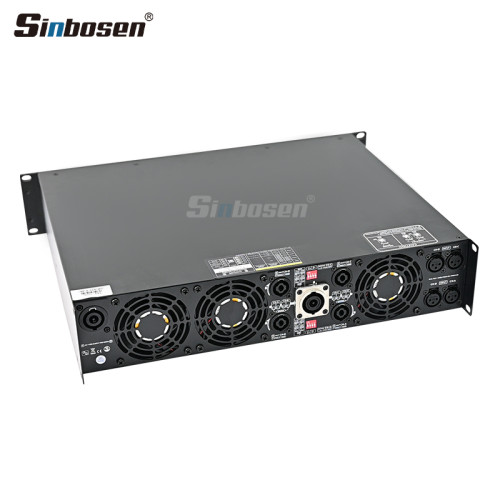 Ultra-Quiet 2U Suitable for Home Theater 4 channels 3200W Power Amplifiers 2ohms work stable