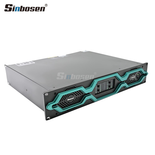 Ultra-Quiet 2U Suitable for Home Theater 4 channels 3200W Power Amplifiers 2ohms work stable