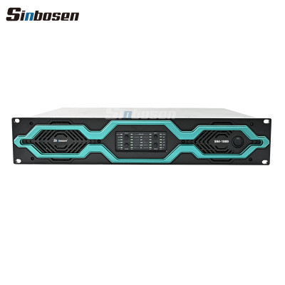 SR4-1800 2Ω stable Work Ultra-Quiet Cooling System 2U Home Theater Power Amplifier 4-channel 1800W