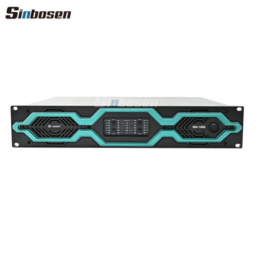 SR4-1800 2Ω stable Work Ultra-Quiet Cooling System 2U Home Theater Power Amplifier 4-channel 1800W