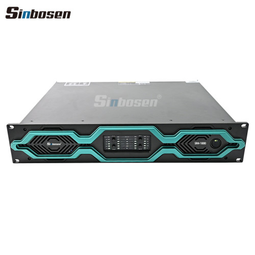 SR4-1800 2Ω stable Work Ultra-Quiet Cooling System 2U Home Theater Power Amplifier 4-channel 1800W