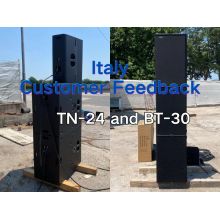 Italy customer feedback: TN24 + BN30 driven by DSP D4-2000 and DSP D4-3000