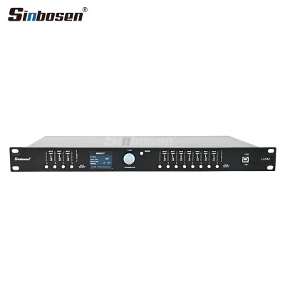 LA548  4-input 8-output digital processor audio with AES/AUTO EQ/AUTO FiR