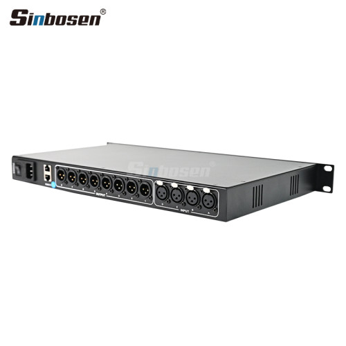 LA548 4-input 8-output digital processor audio with AES/AUTO EQ/AUTO FiR