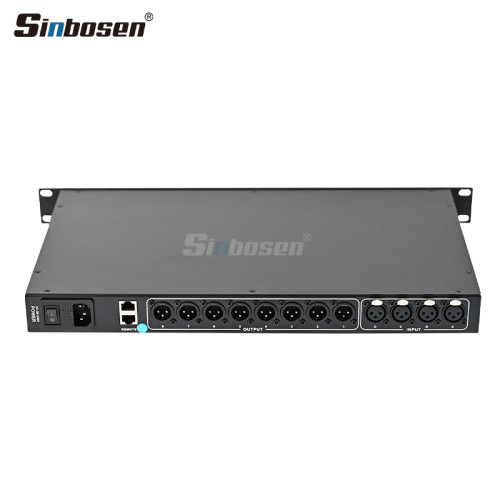 LA548 4-input 8-output digital processor audio with AES/AUTO EQ/AUTO FiR