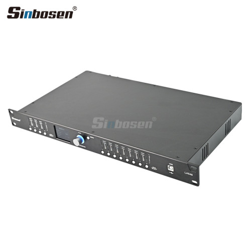LA548 4-input 8-output digital processor audio with AES/AUTO EQ/AUTO FiR
