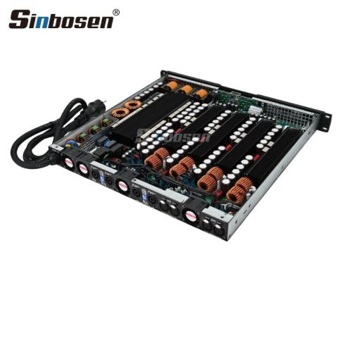 D4-1500V2.0 4 Channel 1U Class D Digital power amplifier 1500W