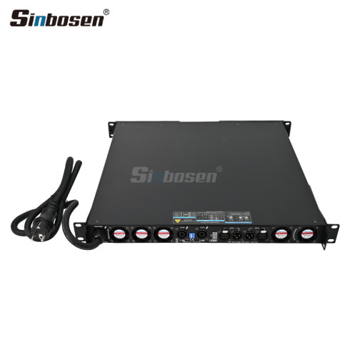 2 channel 6000w digital power amplifier with temperature display screen Sinbosen D2-6000