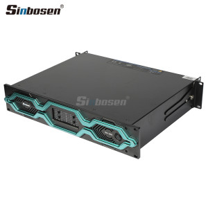 SR4-1800 2Ω stable Work Ultra-Quiet Cooling System 2U Home Theater Power Amplifier 4-channel 1800W