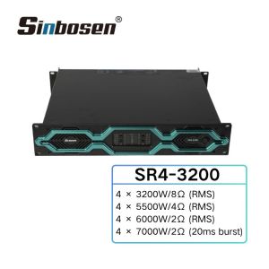 Ultra-Quiet 2U Suitable for Home Theater 4 channels 3200W Power Amplifiers 2ohms work stable