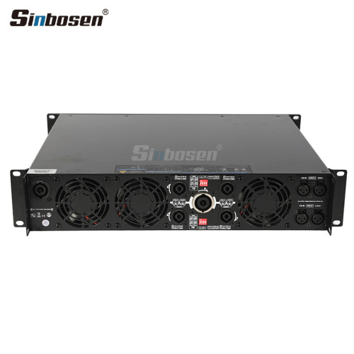 Ultra-Quiet 2U Suitable for Home Theater 4 channels 3200W Power Amplifiers 2ohms work stable