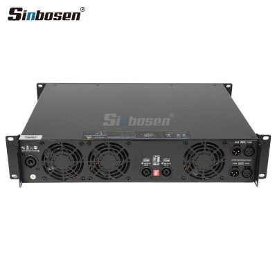 Sinbosen SR2-4500 Clean Sound High Power 2-channel 4500W Home Theater Power Amplifier