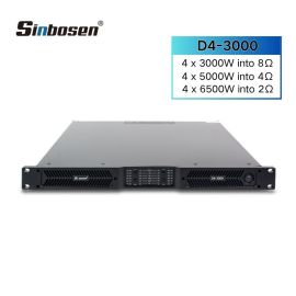 D4-3000 1U Digital Amp 2 Ohms Stable 4 channels 6500w power amplifier