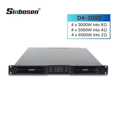 D4-3000 1U Digital Amp 2 Ohms Stable 4 channels 6500w power amplifier
