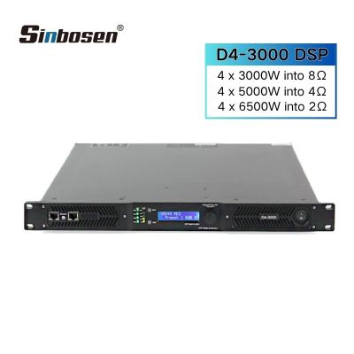 D4-3000 DSP Professional High Power 4 channel Digital Amplifier