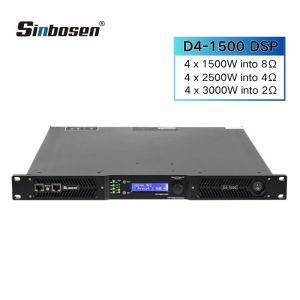 FIR filter D4-1500DSP 1u class d 4 channel power amplifier with dsp Model