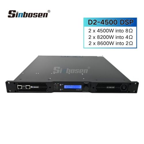 D2-4500 dsp digital power amplifier 4500 watts for subwoofer