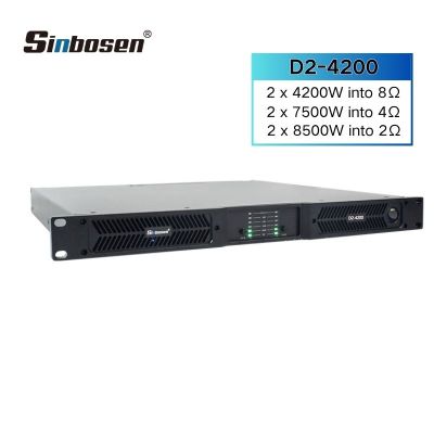 D2-4200 digital high power 4200 watts stereo subwoofer power 2 channel amplifier