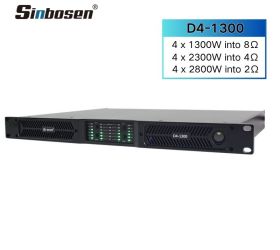 1300 watts 2 ohms work stable 4 channel digital power amplifier