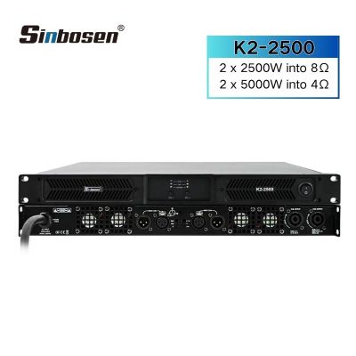 K2-2500 digital power amplifier 2 channel 2500w for line array speaker